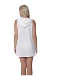 Portocruz 🌴 Women's White Swim Coverup with pockets & hood Photo 5