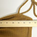 Kittenish NWT Womens Terry Cloth Tie Strap Ribbed Knit Mini Dress Size S Brown Photo 8