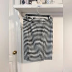 Calvin Klein FINAL PRICE  Belted Houndstooth Pencil Skirt Photo 6