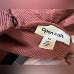 Open Edit Rust Cut Out Side Ribbed Long Sleeve Dress Photo 5