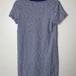 Universal Threads Target Universal Thread 100% Cotton Blue White Striped T-Shirt Dress Small Photo 3