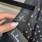 NWT Called For a Toast Black and Gold Dot Long Sleeve Romper Photo 6