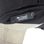 Michael Lauren Walt Le Black High-Low Dress Cotton Sleeveless Size Large Photo 8