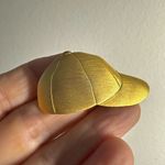Jonette Jewelry gold tone baseball hat brooch Photo 1