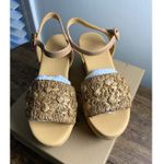 Chocolat Blu  Yizzy Toast Raffia NWT Women's size 8.5 Photo 1