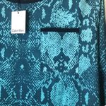 Calvin Klein NWT Snakeskin Print Blouse Photo 4
