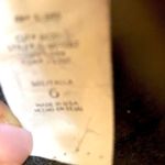 Allen B. Charcoal Grey embroidered maxi dress. Pull on. Long sleeve. Size 6. Gray Photo 5