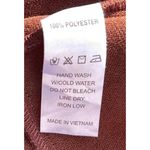 Vintage Camellia Button Brown Cardigan Sz Small Linen Button Western Sweater Orange Photo 8