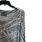 Chico's Travelers Top Women Large Multicolor Print Stretch Slinky Blouse Side Tie Photo 2