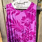 Hibiscus Collection Hawaii Fuchsia floral dress OS Pink Size undefined Photo 1
