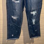 Jelly jeans distressed raw hem size 11 ankle NEW cotton Blue Photo 1