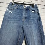 RSQ Women's Straight Leg Blue Jeans Y2K Baggy High Waist SZ 30 Distressed Ripped Photo 5