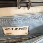 We The Free  In My Feelings Mid Rise Crop Boot Light Wash Pull On Jeans NWT Large Photo 8