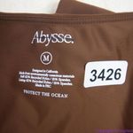 NEW Abysse x free people Benson high waisted bikini bottoms in dark brown, M Brown Size M Photo 9