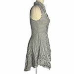 Moral Fiber  Button Front Striped Mini Dress 20PE Photo 5