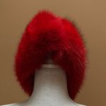 🔥Red Fox Fur Headband Red Photo 4