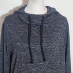 Mono B Charcoal Gray Pullover Hoodie Size Large Dark Gray Activewear Top Photo 2