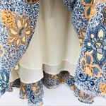 Free People NWT Dress Teegan Mini Faux Wrap Top Long Sleeve Floral V-Neck Large Photo 8