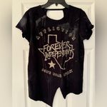 Affliction Texas Forever Independent Women’s Black T Shirt Size Small Photo 1