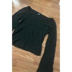 Old Navy  Textured Lace Scoop Neck Flared Sleeved Top Size Medium Photo 3