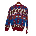 CAROLINA K sabina cardigan sweater in paisley blue sz M Red Size M Photo 5