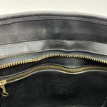 Coach Brighton Bag 9895 Vintage Black Leather Handbag Purse Rehab Project Bag Photo 8