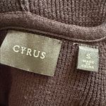 Cyrus  black hooded open cardigan sweater  Knitwear Photo 3