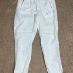 Athleta Cabo Linen Jogger Pant White 12 Photo 2