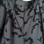 Nordstrom Black Floral leaf Wide-Leg dress Pants xl Photo 2