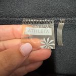 Athleta  Womens Black Scuba Skirt Fleece Lined Size XS Warm Winter Layers Photo 4