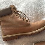 Timberland Tan light and metallic top Leather Boots Photo 5