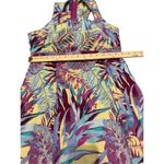 Title Nine  Sleeveless active wear Sports Dress padded bra Tropical Palm Size 8 Photo 5