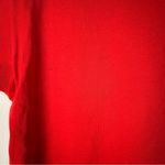 ZARA Bright Red Crewneck Cap Sleeve Muscle Short Sleeve Tee XS Photo 5