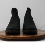 Teva Boots Womens Size 8.5 Black Foxy Ankle Boot Leather Stacked Heel 1006317 Photo 4