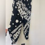 Anthropologie  Womens Black Smocked Aniya Balloon Joggers Pants Photo 1