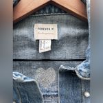 Forever 21  customised Taylor Swift inspired denim concert jacket beaded S Photo 8