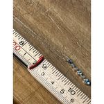 925 Sterling Silver Necklace With Blue & Clear Gemstone Pendant Photo 8