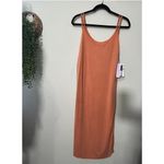 NEW Kada The Foundation Cami Midi Dress Flow Cupro Terracotta Medium $178 Scandi Pink Photo 4