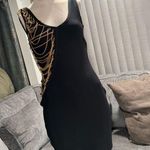 AMTIOUS 🌸 chain detail dress ✨ Black Size M Photo 3