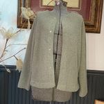 Joie  Minimal Snap Front Cozy Collarless Teddy Sherpa Sweater Jacket - Sz S 💛🎀 Photo 4