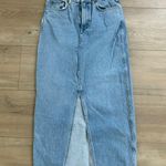 Mango  Denim Maxi Skirt Photo 1