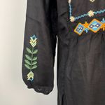 Johnny Was $398 NWOT  Embroidery Linen Blend Long Sleeves Midi Dress Size S Photo 6