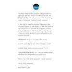 KAVU  Black & White Geometric Canvas Rope Sling Pack Bag Photo 8