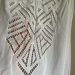 Solitaire  white tank swim shirt  Sz M Photo 6