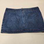 superdown Kenny Mini Skirt in Dark Blue Wash Photo 9