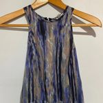 Ecote  Blue Watercolor Sleeveless Dress Size 8 Photo 2
