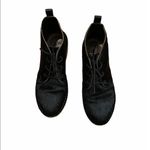 ZARA  Woman Black Size 37/6.5 Calf Hair Lace Up Flat Heeled Ankle Booties. Photo 1