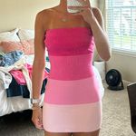 superdown Mini Pink Ombré Dress Photo 0