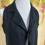 IMAN Black Fringe Vest Photo 1