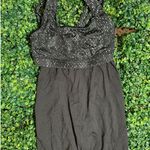 Lululemon Black Speckled Sports Bra with Tank Size 4 Photo 1